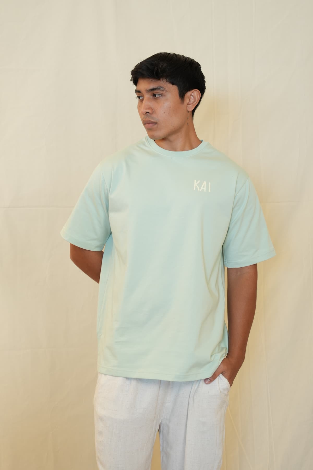 Live by the Sun Oversized Tee- Avocado Green