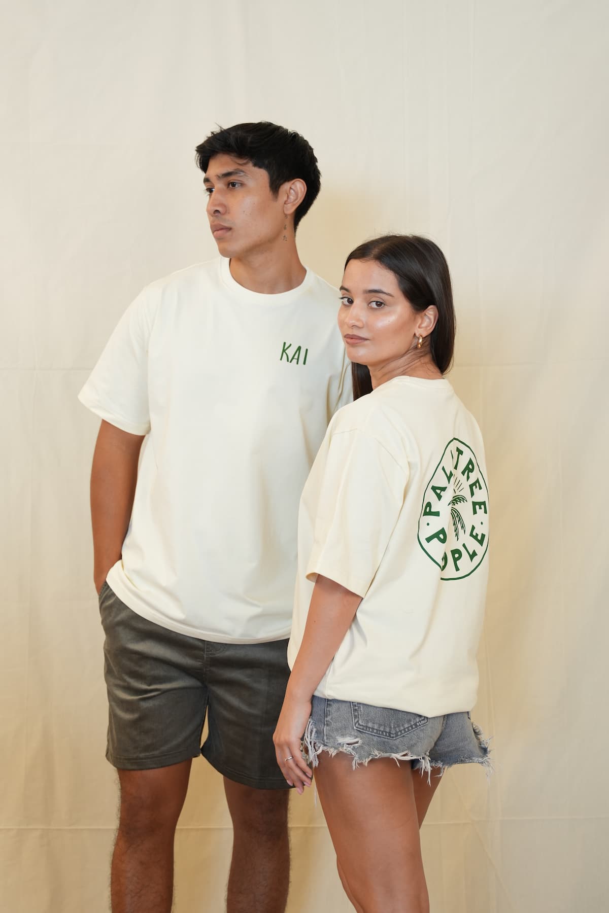 Palm Tree People Oversized Tee