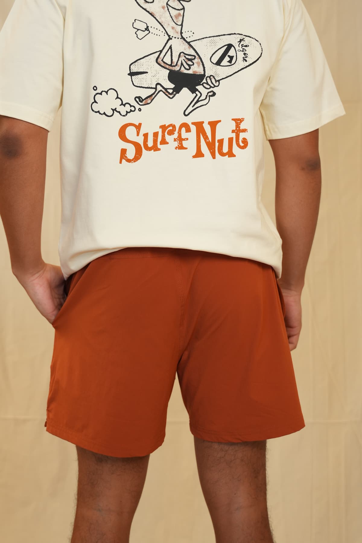 Tide Jogger Short- Burnt Orange