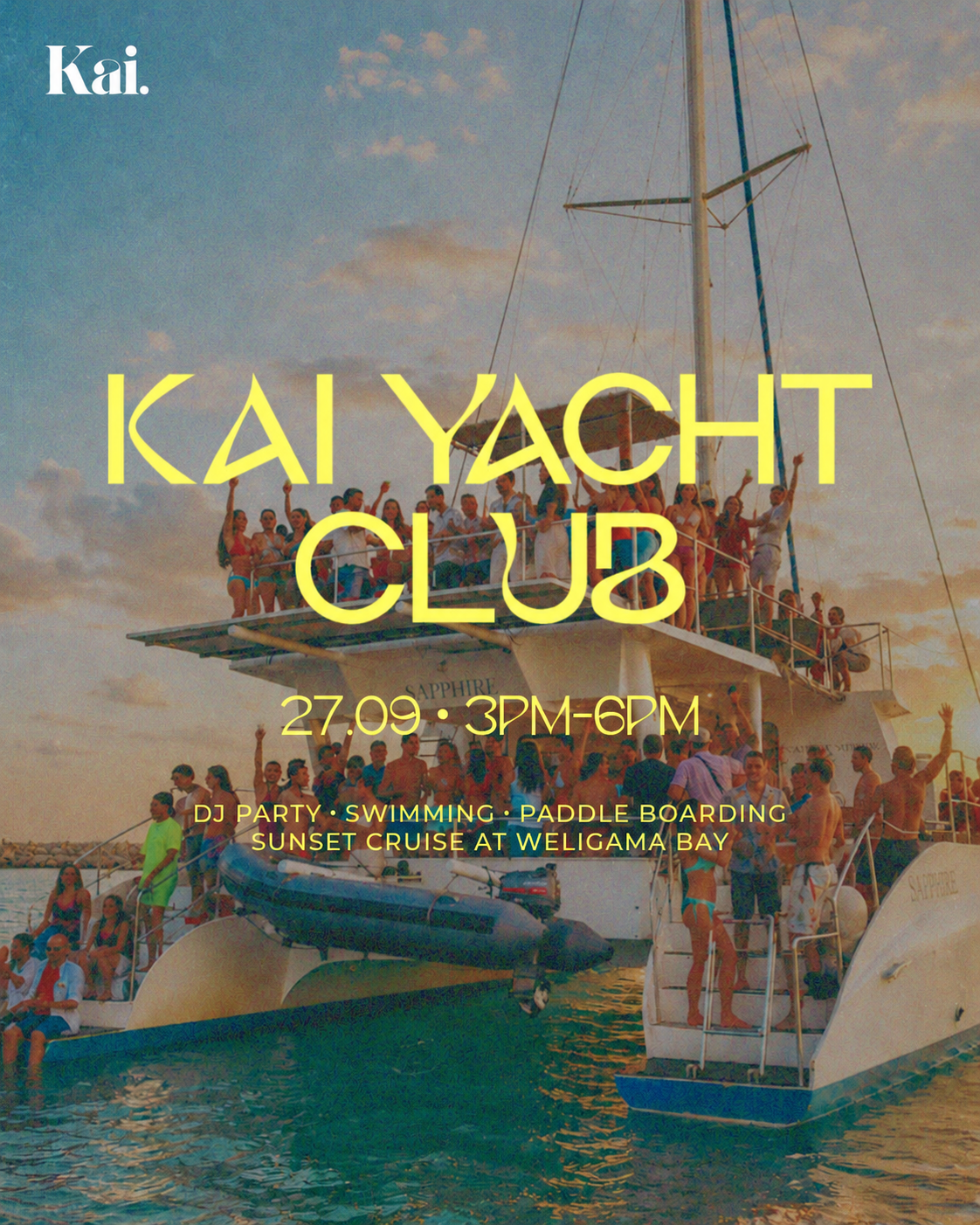 Kai Yacht Party Tickets