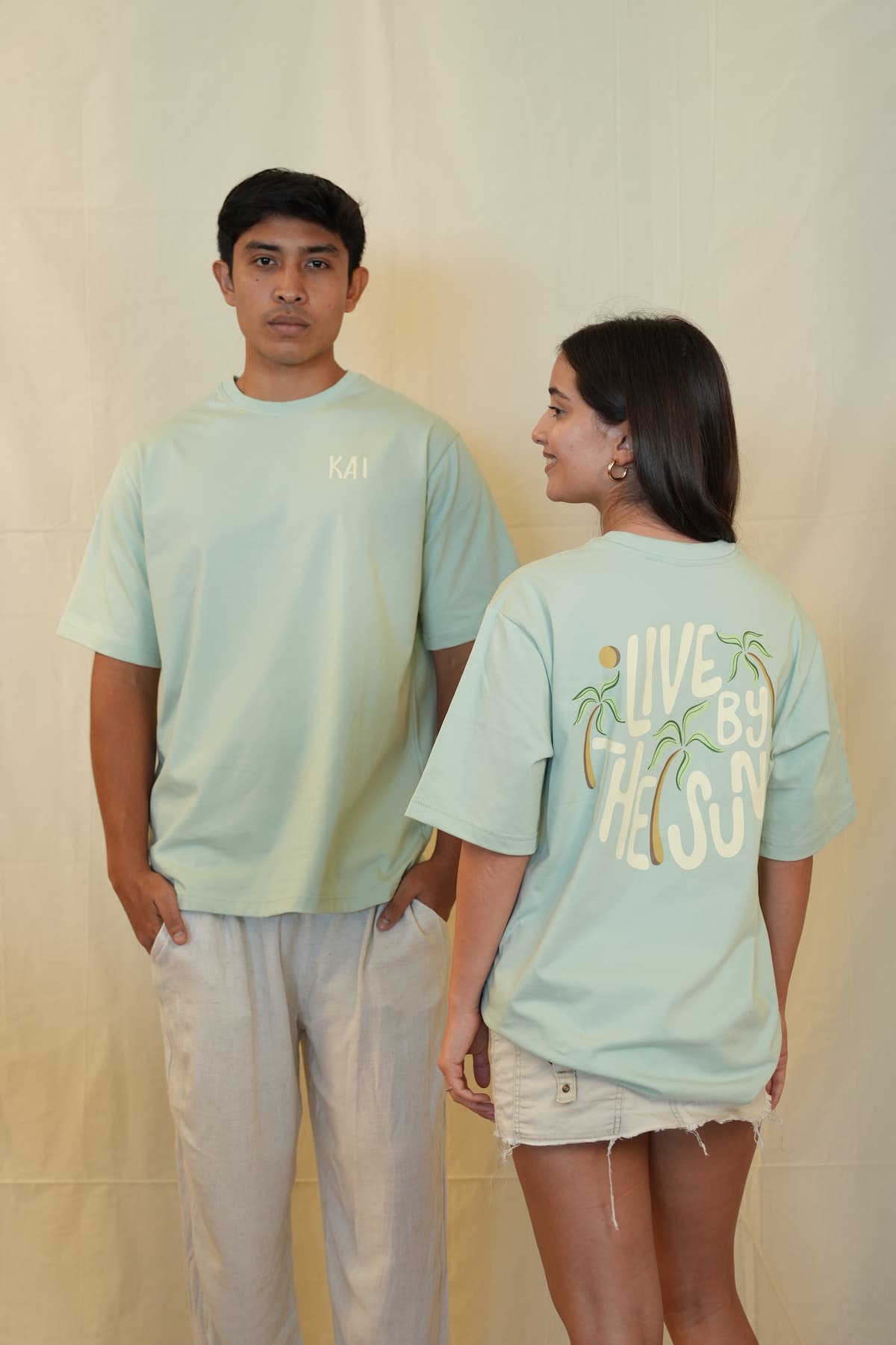 Live by the Sun Oversized Tee- Avocado Green