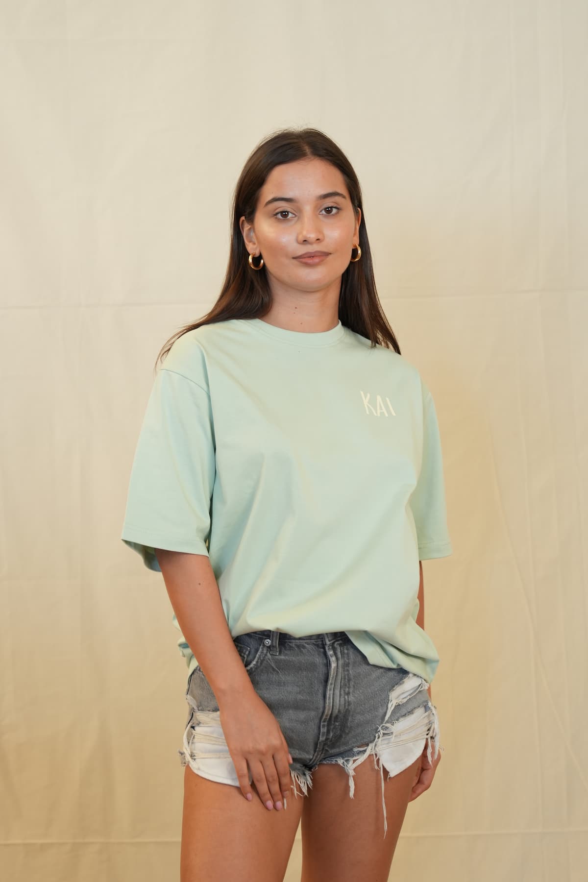 Live by the Sun Oversized Tee- Avocado Green