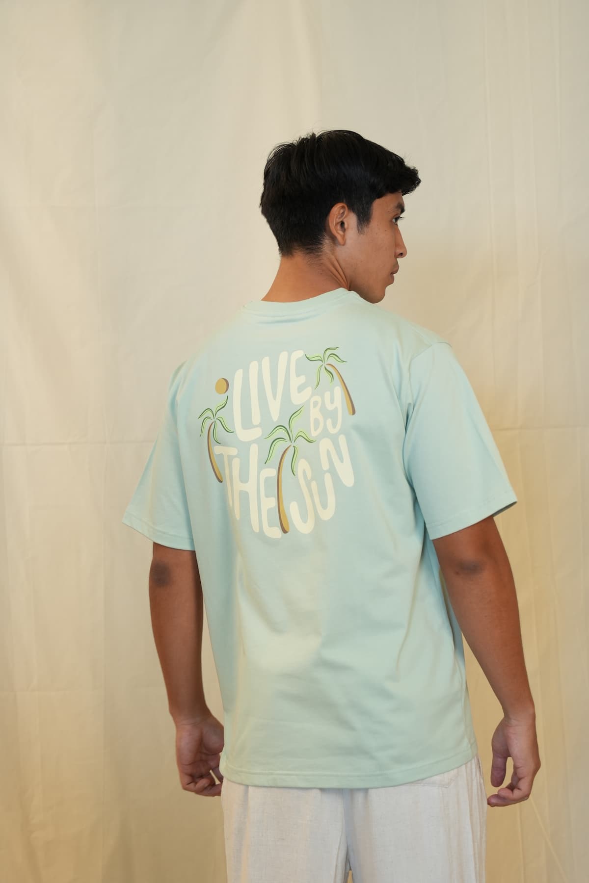 Live by the Sun Oversized Tee- Avocado Green