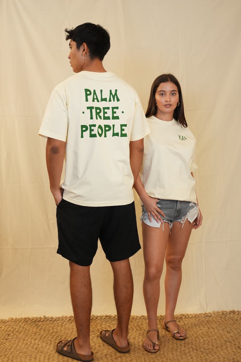 Palm Tree People Oversized Tee