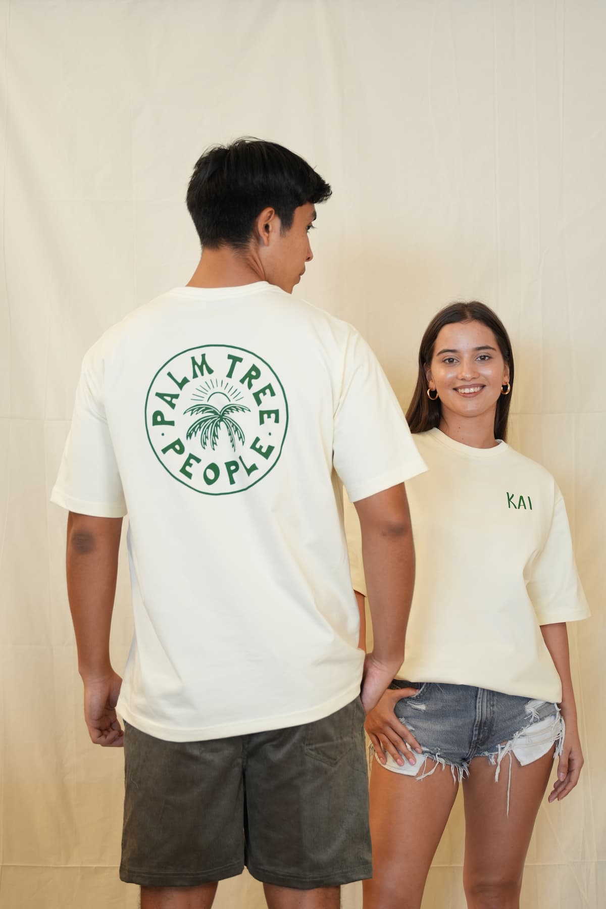 Palm Tree People Oversized Tee