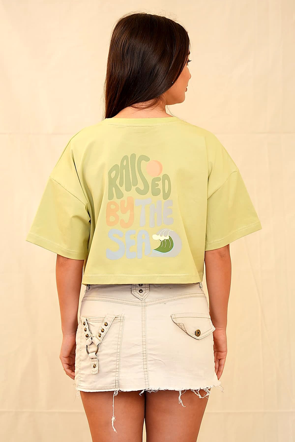 Raised by the Sea Crop Tee